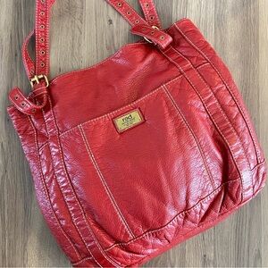 Red by Marc Ecko PU Leather Tote Bag